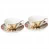 Set de 2 tasses à café Baci Milano Cosy Xmas gold