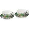 Set de 2 tasses à café Baci Milano Cosy Xmas silver