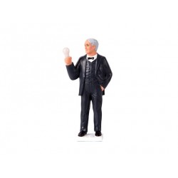 Figurine solaire Thomas A. Edison