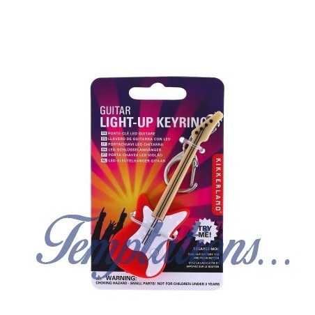 Porte-clés led guitare –Kikkerland