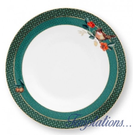 ASSIETTE CREUSE WINTER WONDERLAND - VERT - 21,5CM-PIP STUDIO