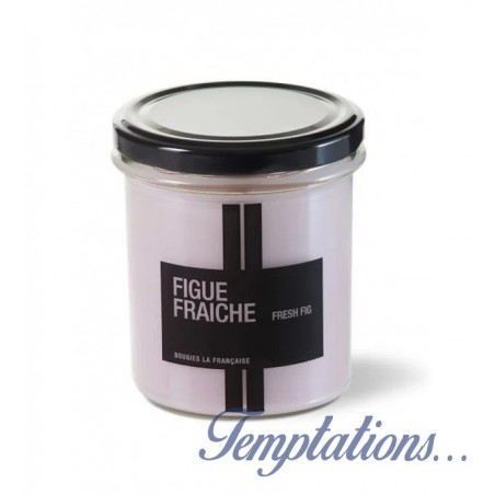 Bougie pot de confiture figue fraiche- BOUGIES LA FRANÇAISE