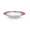 Assiette creuse Flower Festival Dark Pink- 21,5 cm-Pip Studio