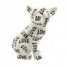 Statuette chihuahua Big Nanou Love - Pomme pidou