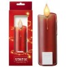 Sticker led candle rouge