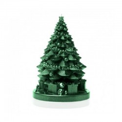 Bougie Sapin Cadeaux Vert...