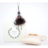 Collier Mini Starlette Bordeaux