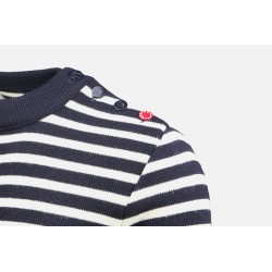 Pull marin rayé homme God save Berth