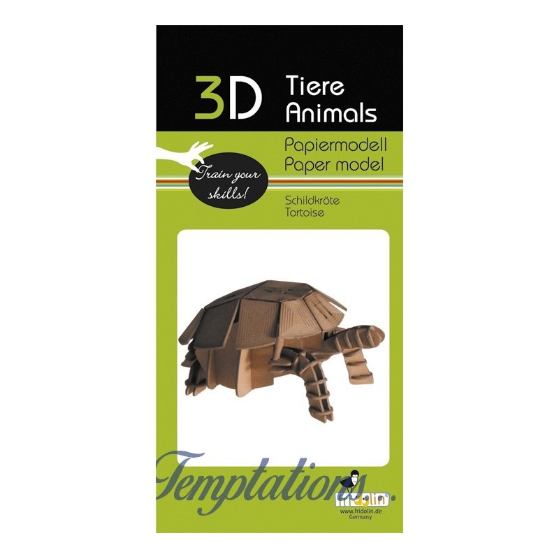 Maquette 3D en papier – Tortue