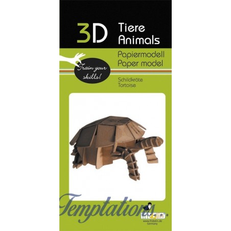 Maquette 3D en papier – Tortue