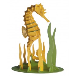 Maquette 3D en papier – Hippocampe